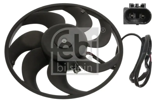 Ventilador elétrico de aparelho de ar condicionado montado (motor + roda de aletas) 47337 Febi