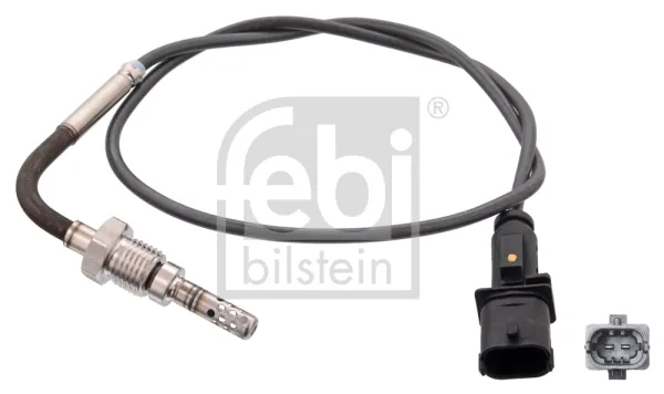 Sensor de temperatura dos gases de escape (GE), antes de filtro de partículas diesel 100819 Febi