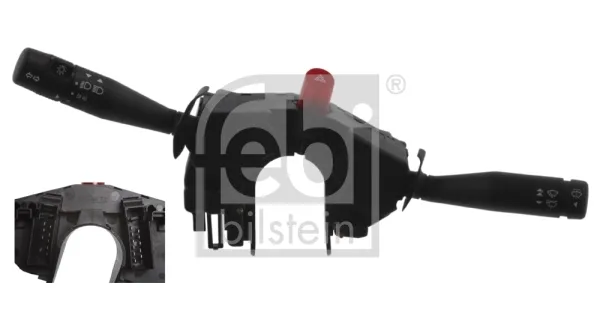 Comutador instalado na coluna da direção, montado Ford Escort V