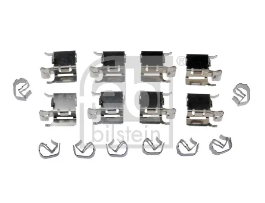Kit de molas de fixação de sapatas de disco dianteiras 182724 Febi