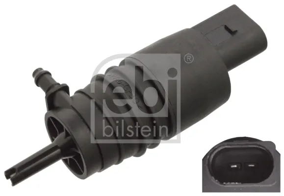 Bomba de motor de fluido para lavador de vidro dianteiro 23113 Febi