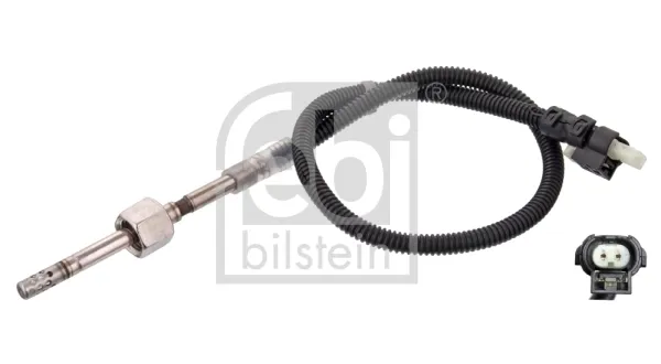 Sensor de temperatura dos gases de escape (GE), até o catalisador 100835 Febi