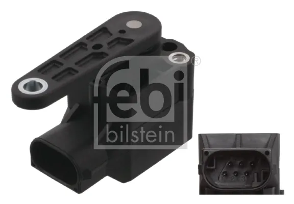 Sensor dianteiro esquerdo do nível de posição de carroçaria 37932 Febi