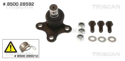 Suporte de esfera inferior 9824626780 Fiat/Alfa/Lancia
