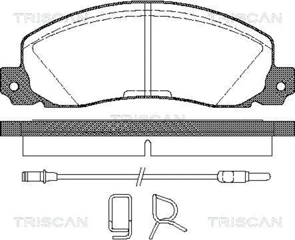 Sapatas do freio dianteiras de disco para Renault Trafic (TXW)