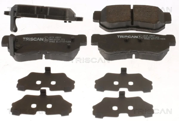 Sapatas do freio traseiras de disco para Hyundai Sonata (EU4)