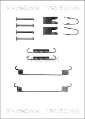 Kit de montagem das sapatas traseiras de tambor Ford Fusion JU