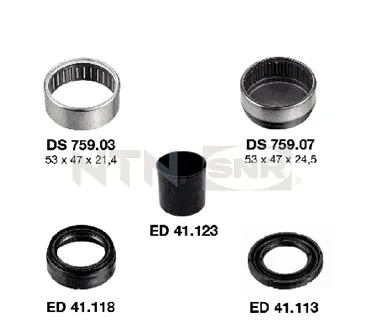 Bloco silencioso traseiro de braço oscilante, kit KS55906 SNR