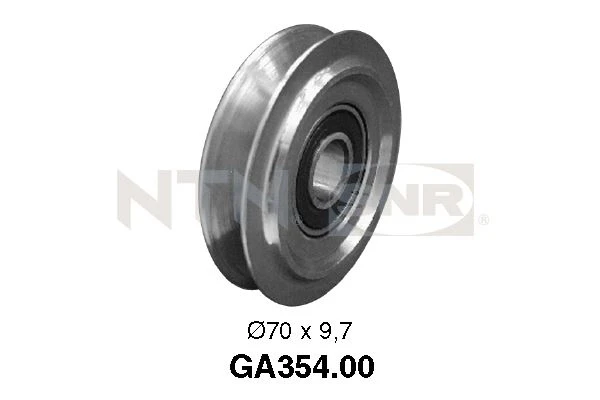 Rolo de reguladora de tensão da correia de transmissão para Audi 90 (89, 89Q, 8A, B3)