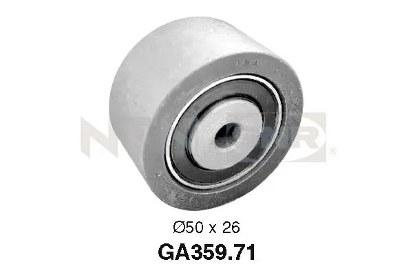 Rolo parasita da correia de transmissão Peugeot 307 3A, 3C