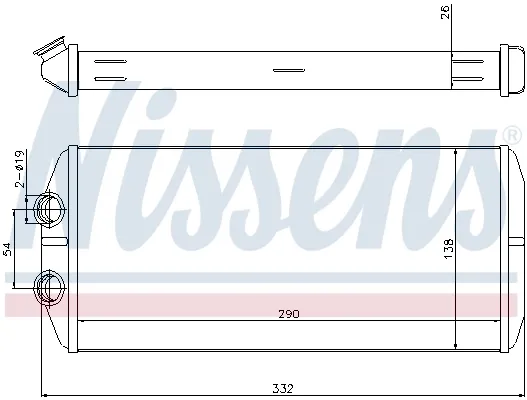 Radiador de forno (de aquecedor) Citroen Berlingo B9