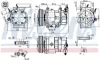 Compressor de aparelho de ar condicionado MINI Cooper R56