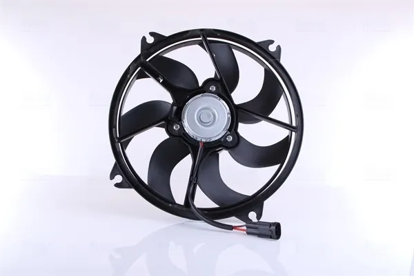 Ventilador elétrico de esfriamento montado (motor + roda de aletas) esquerdo 85606 Nissens