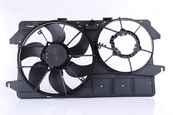 Difusor do radiador de esfriamento, montado com motor e roda de aletas 85262 Nissens