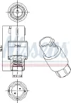 Sensor de pressão absoluta de aparelho de ar condicionado Ford Focus 2 DA, HCP, DP