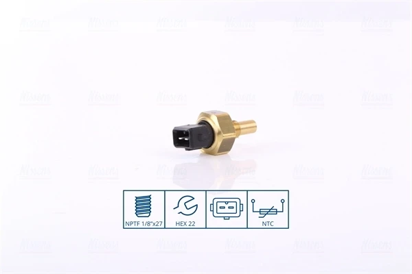 207060 Nissens sensor de temperatura do fluido de esfriamento