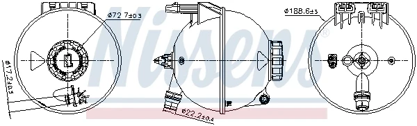 Tanque de expansão do sistema de esfriamento на Mercedes Sprinter (907, 910)