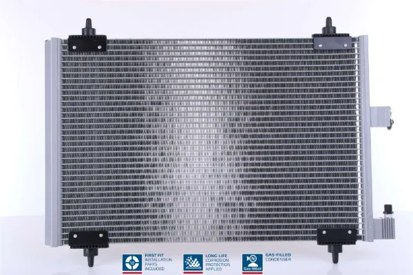 Radiador de aparelho de ar condicionado 94542 Nissens