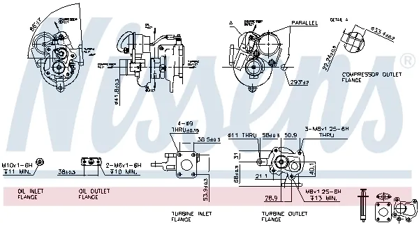 Turbina 4917302301 Mitsubishi