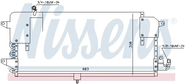 Radiador de aparelho de ar condicionado Volkswagen Passat 3A5, 351, 315