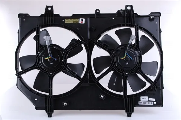Difusor do radiador de esfriamento, montado com motor e roda de aletas 85279 Nissens