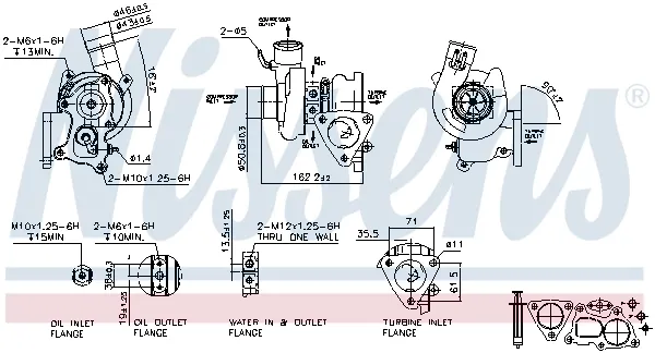 Turbina Mitsubishi Pajero 2 V2W, V4W