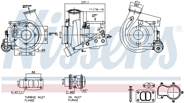Turbina 93711 Nissens