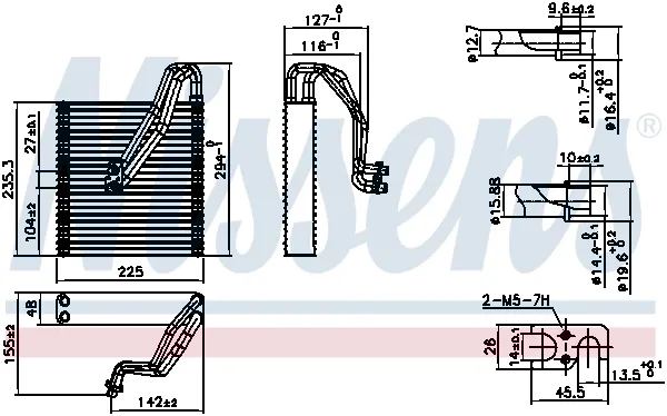 Vaporizador de aparelho de ar condicionado MINI Cooper R56