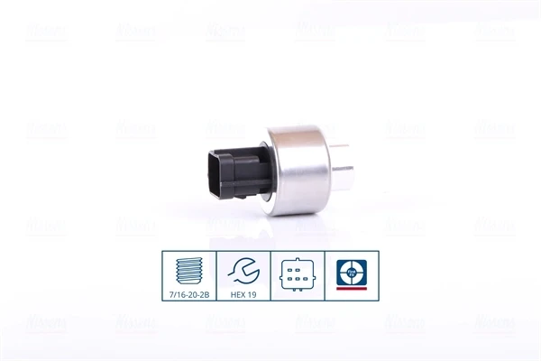 301019 Nissens sensor de pressão absoluta de aparelho de ar condicionado