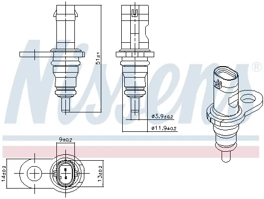 Sensor de temperatura do fluido de esfriamento Audi A7 Sportback