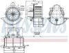 Motor de ventilador de forno (de aquecedor de salão) Volkswagen AMAROK 2HA, 2HB, S1B, S6B, S7A, S7B