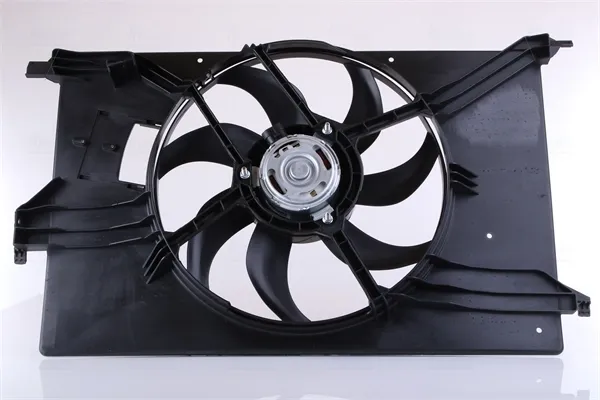 Difusor do radiador de esfriamento, montado com motor e roda de aletas 85243 Nissens