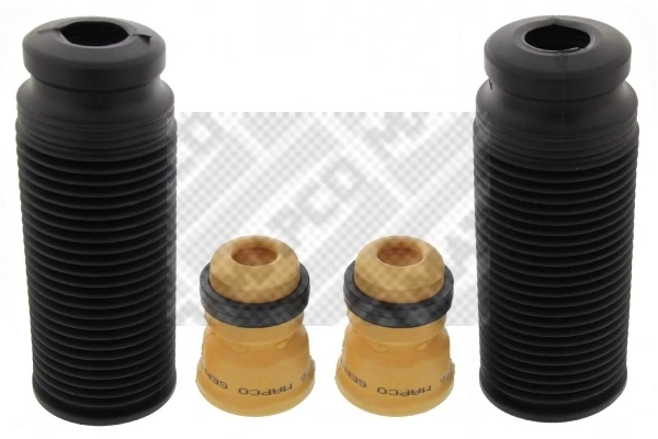 Pára-choque (grade de proteção) de amortecedor traseiro + bota de proteção para Volkswagen Touareg (7P5, 7P6)
