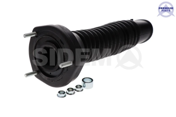 Pára-choque (grade de proteção) de amortecedor traseiro + bota de proteção 845502 Sidem