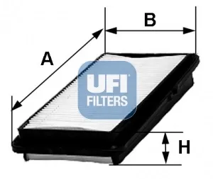Filtro de ar 3023900 UFI