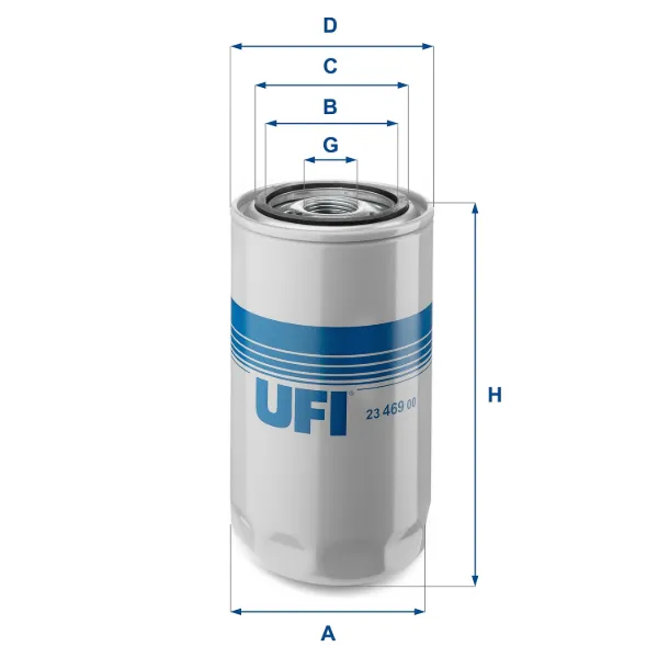 Filtro de óleo 2346900 UFI