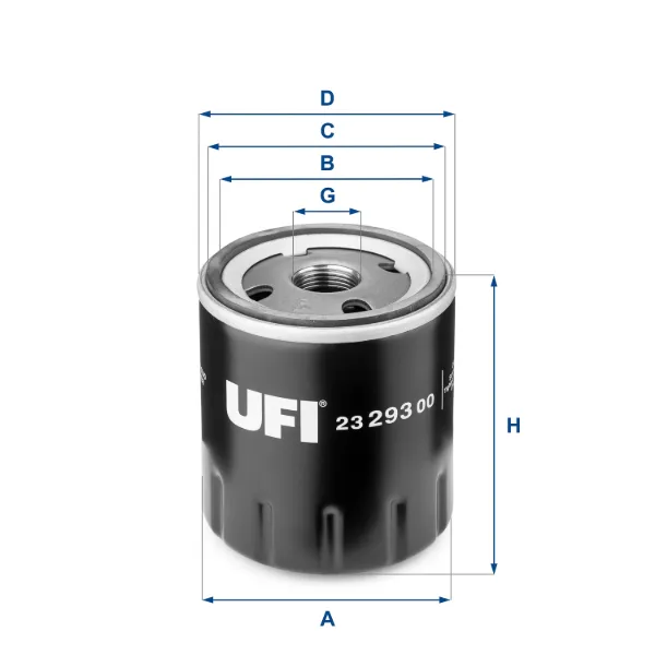 Filtro de óleo 2329300 UFI