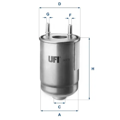 Filtro de combustível 2418700 UFI