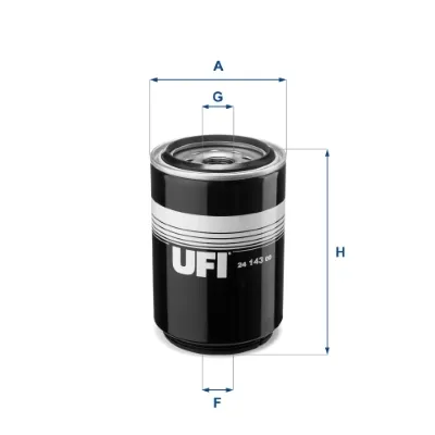 Filtro de combustível 2414300 UFI