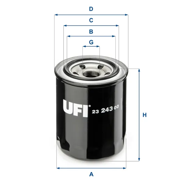 Filtro de óleo 2324300 UFI