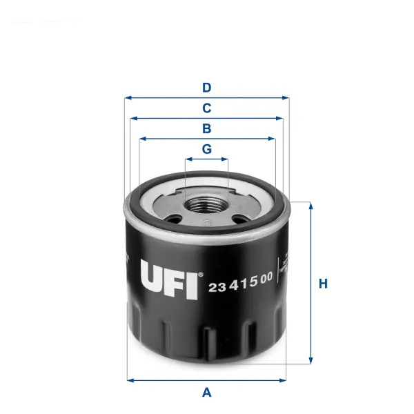 Filtro de óleo 2341500 UFI