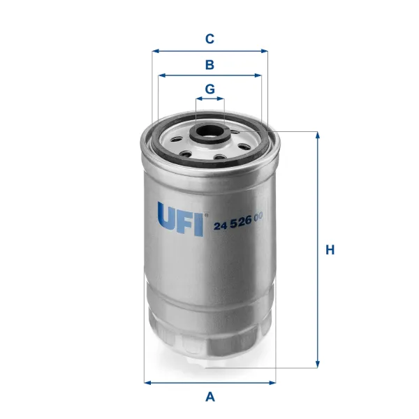 Filtro de combustível 2452600 UFI