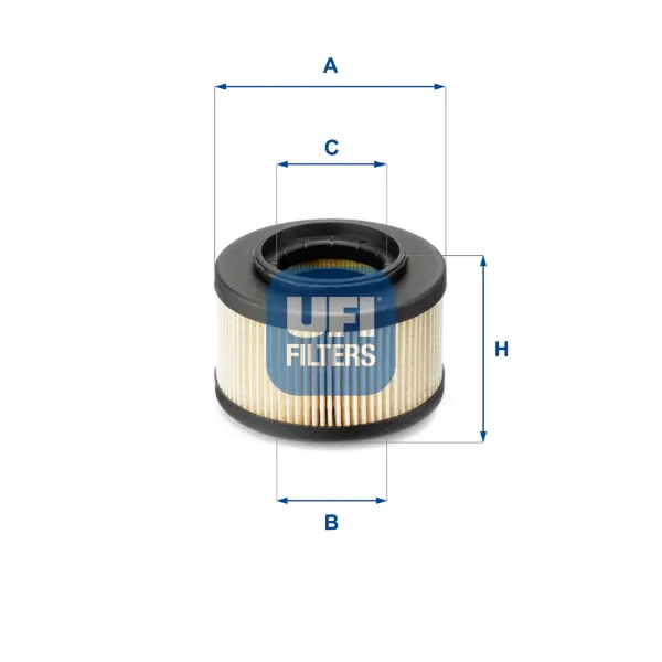 Filtro de combustível 2601300 UFI