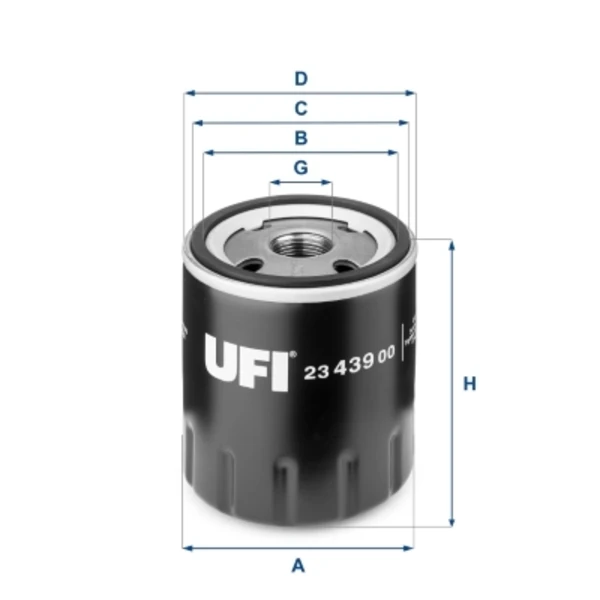 23.439.00 UFI filtro de óleo