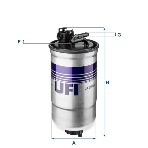 Filtro de combustível 2439100 UFI