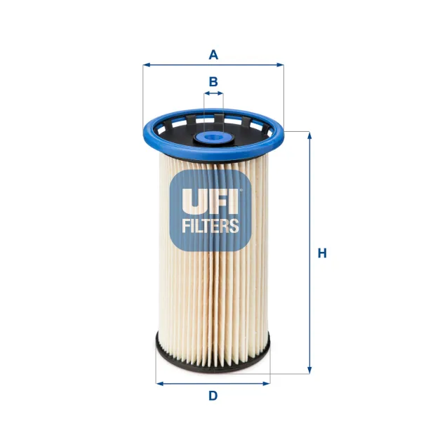 Filtro de combustível 2603800 UFI