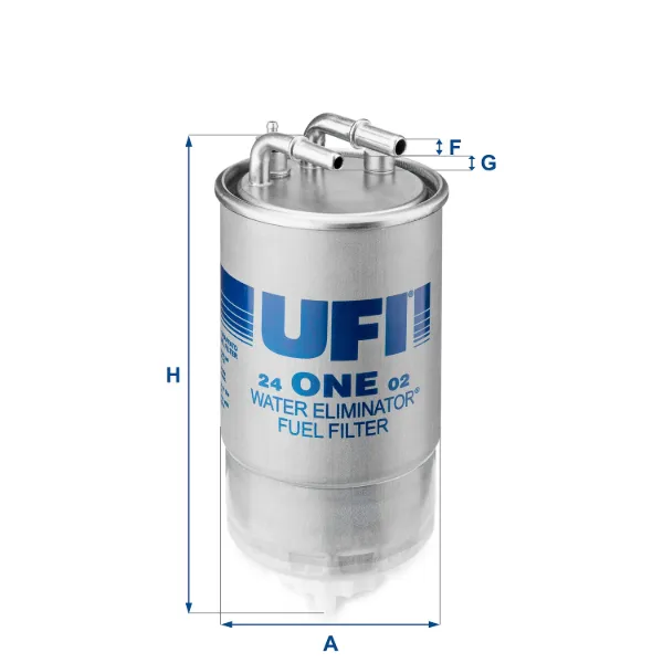 Filtro de combustível 24ONE02 UFI