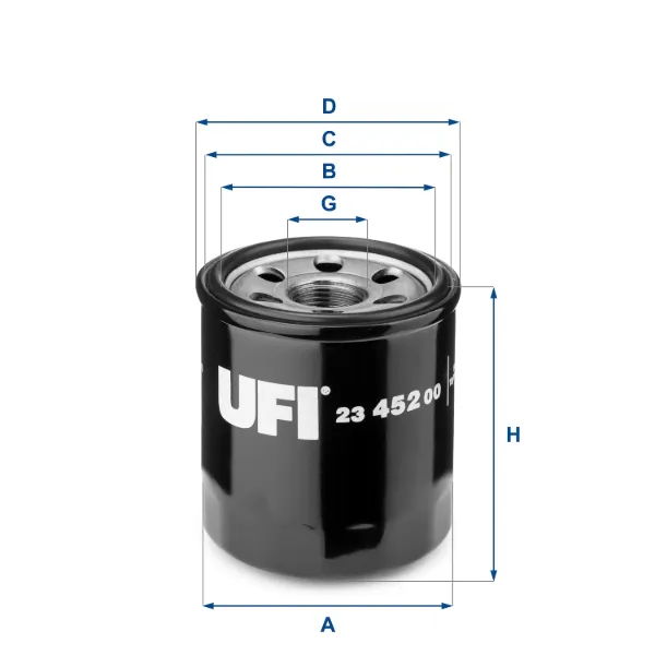 Filtro de óleo 2345200 UFI