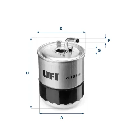 Filtro de combustível 2410700 UFI