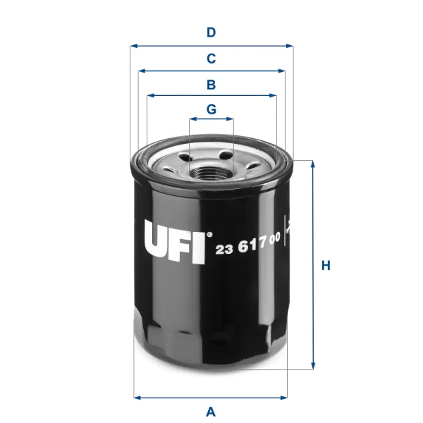 Filtro de óleo 2361700 UFI
